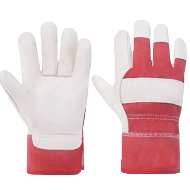 Top Quality Custom Cow Grain Leather Motocross Motorcycle Motorbike Moto Driver Gloves Luvas Guantes for work construction