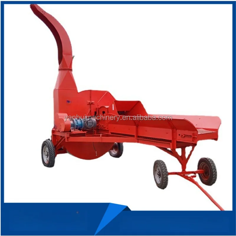 cattle cow feed straw silage machine chicken grass chaff cutter farm grass chopper for cattle shredder corn stalk chopper
