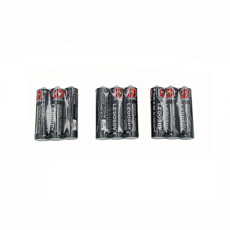 Dry Battery 1.5V AA for Remote Control Electronic Toys Primary Nonrechargeable Zinc Manganese Carbon