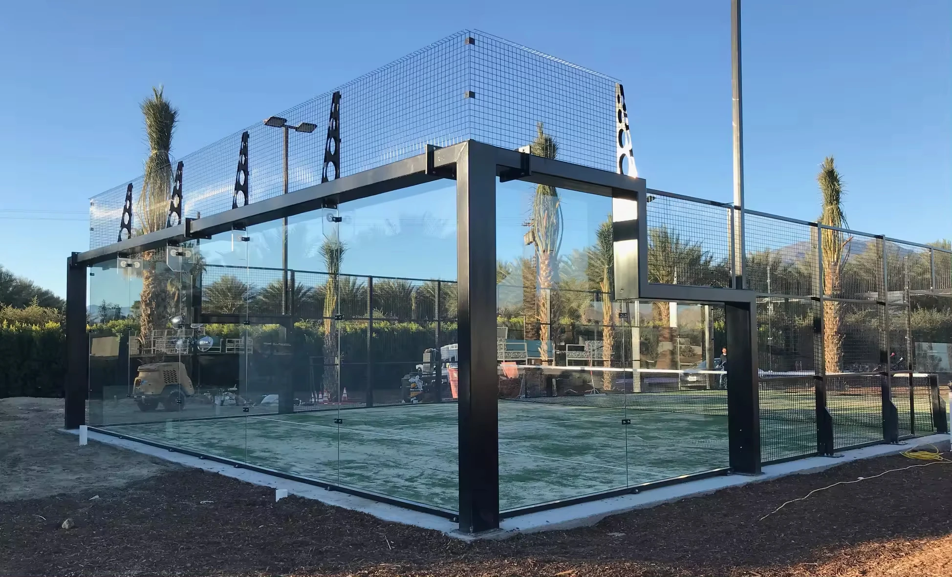 Теннисный корт безопасности Открытый весло построить свой собственный Padel Court