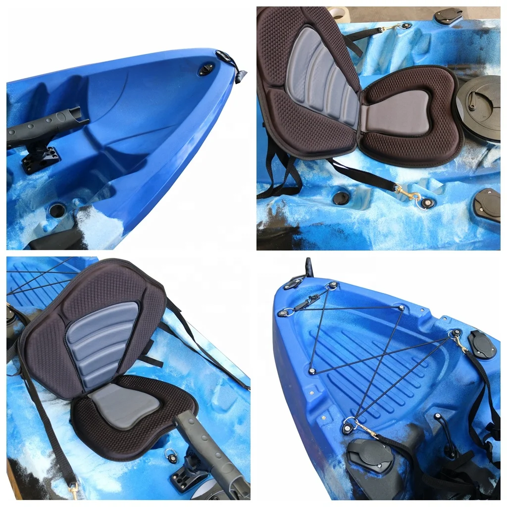 Vicking factory direct high quality nice price3.7m 2 person paddle fishing kayak hard plastic material sturdy and durable