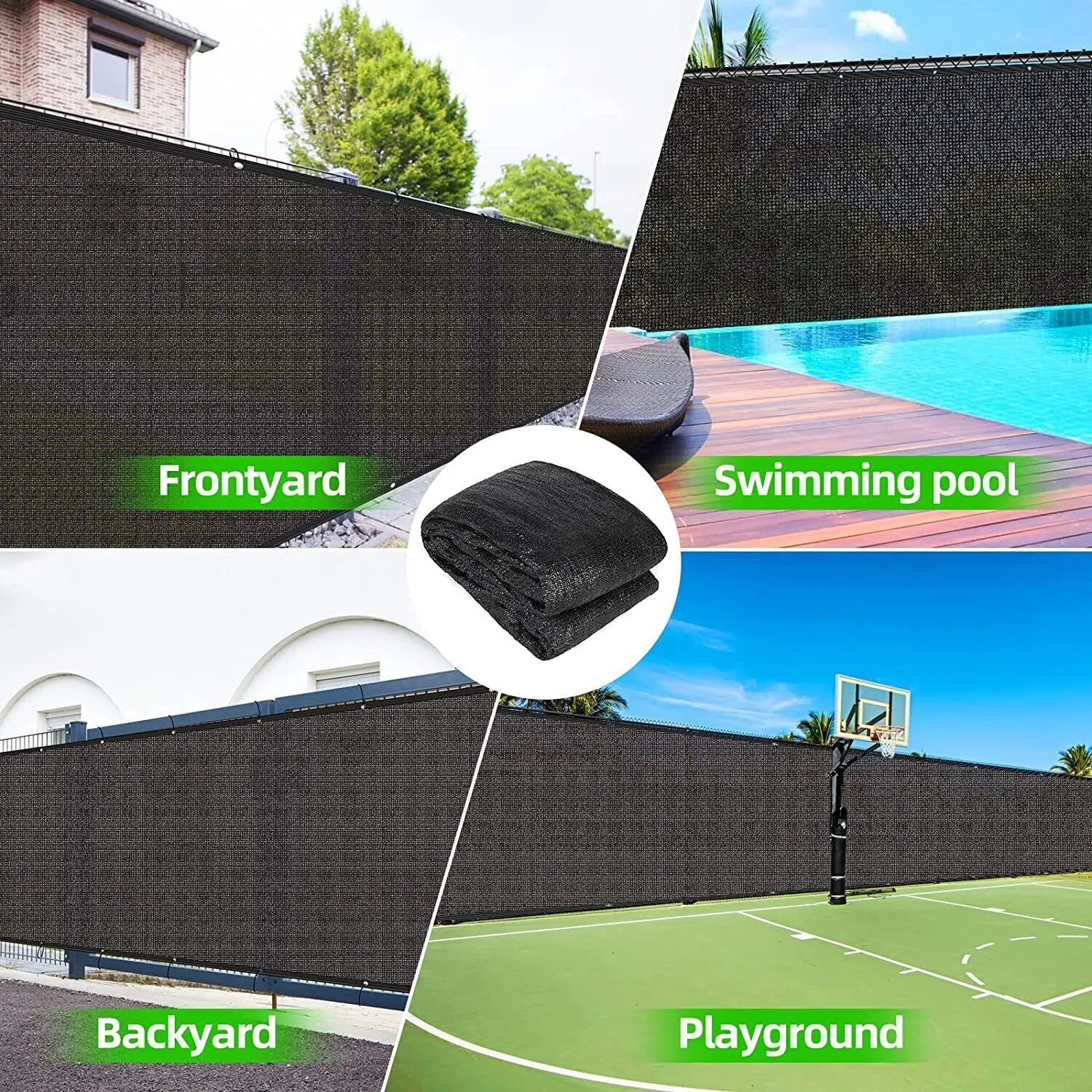 height fence privacy wind screen mesh cover Plastic Privacy Fence Net Balcony Windbreaker Net