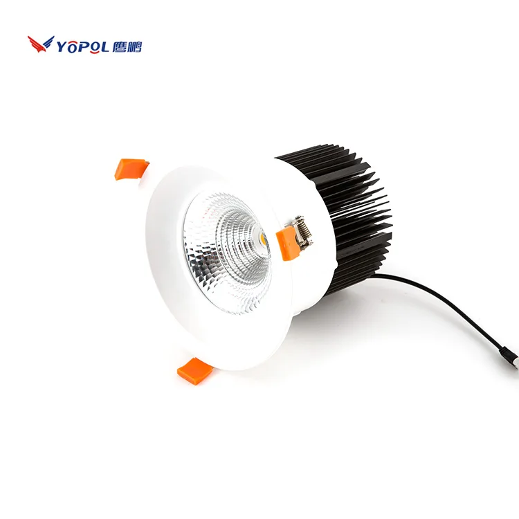 High Brightness Hotel Project 70W COB Down Light Recessed Spotlight LED Anti Glare Downlight