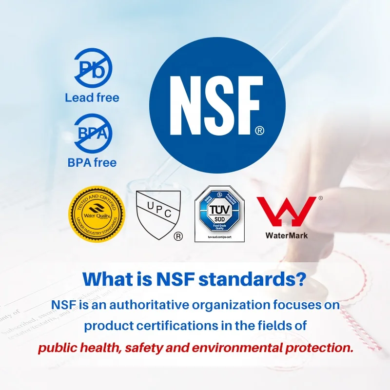 Compatible 4396508 469085 4392922 4396508P 4396510T 2203980 WF-NL240V WF-L400V light Wholesale Fridge Water Filter NSF