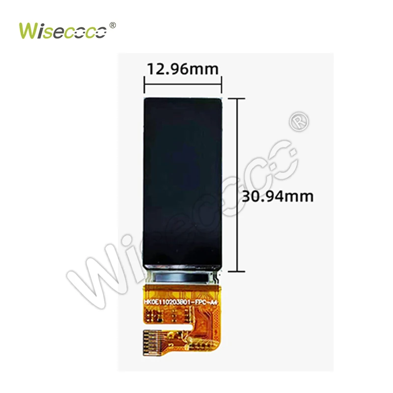 Wisecoco Factory Price 1.1Inch Tft Lcd 126*294 Spi 413Pins Lcd Display Screen Panel Support Custom Controller Board Touch