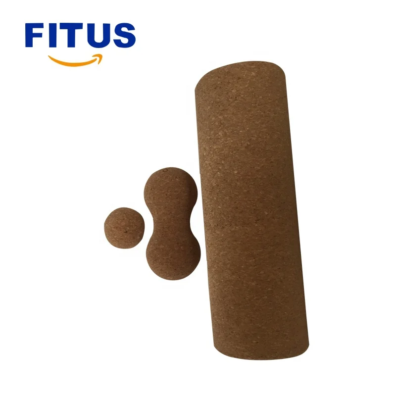 FITUS высококачественный набор для массажа из пробки экологически чистый набор для массажа с пробковым спуском Пользовательский Набор для массажа