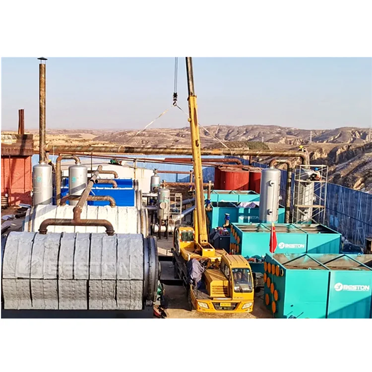 Continuous Pyrolysis Plant For Waste Tyre Plastic Pyrolysis Machine Convert Plastic To Fuel Oil