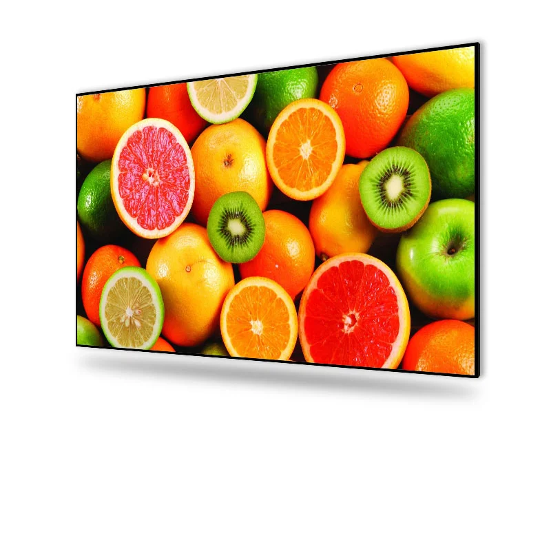 Проектор короткофокусный 4K PET Crystal ust с фиксированной рамкой, экран для проекции с рассеиванием окружающего света, 100 дюйма