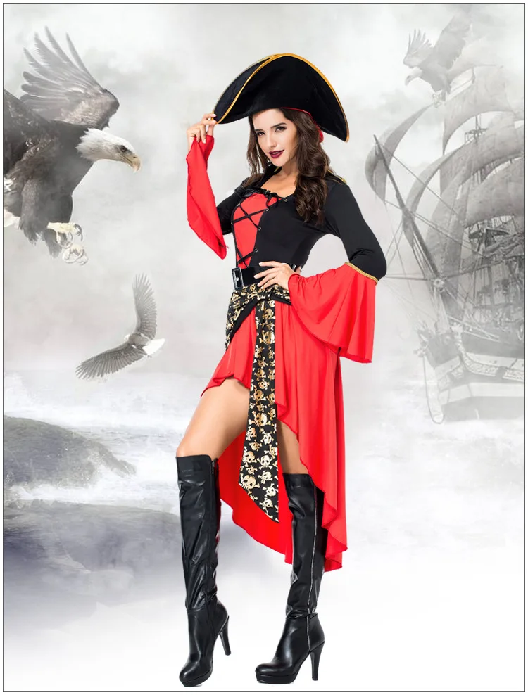Wholesale women pirate costume cosplay sexy costumes adults party