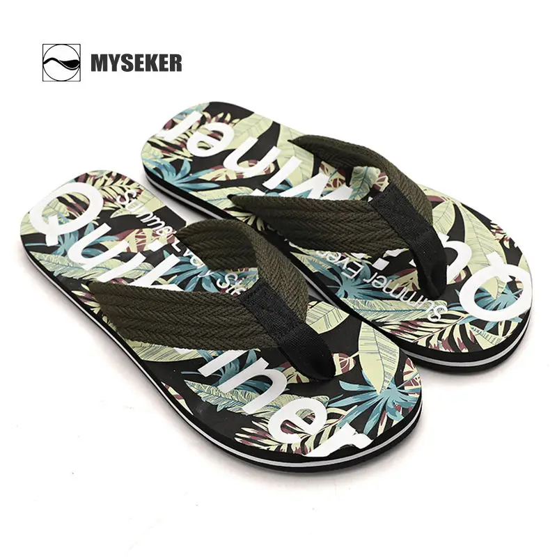 Korean Shoes for Women Myseker Supplier Hot Sales Beach Outdoor Men Flip Flops Summer Slipper Safety Shoes for Women