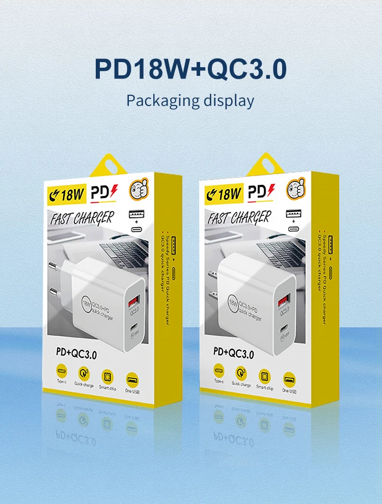  Новое поступление 2021 быстрое зарядное устройство на 20 Вт сетевое PD usb-c для Huawei iphone и xiaomi QC3.0 адаптер