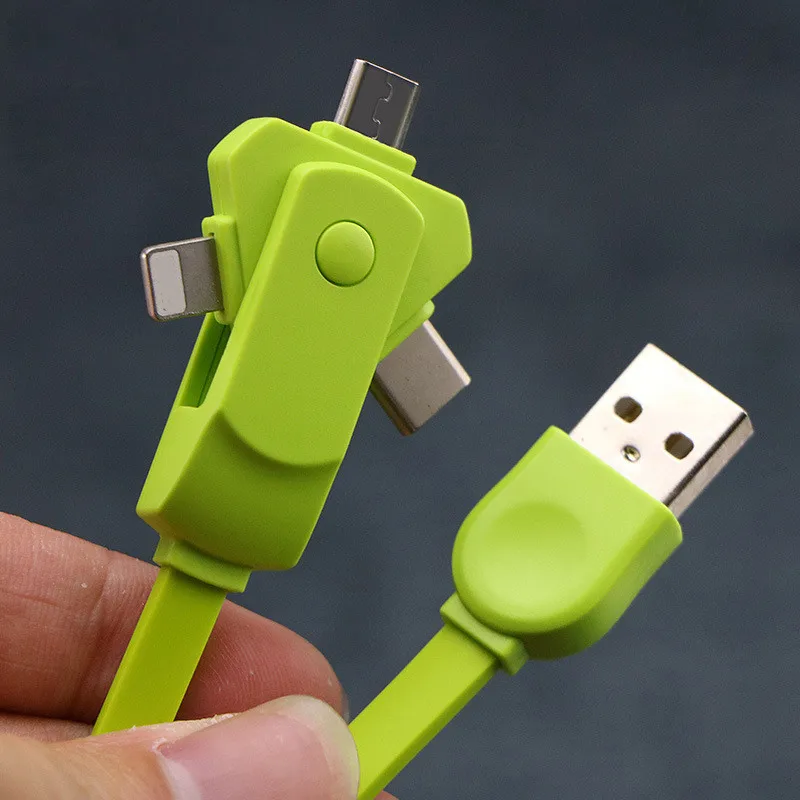 
2.4A Retractable Multi USB Charger Cord,Multiple Charging Cable 3-in-1 USB Charge Cord with Phone/Type C/Micro USB Connector 
