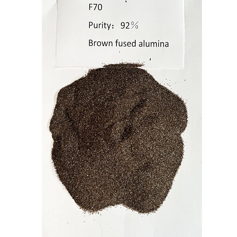 Sand blasting brown corundum mineral alumina molten alumina brown abrasive sand
