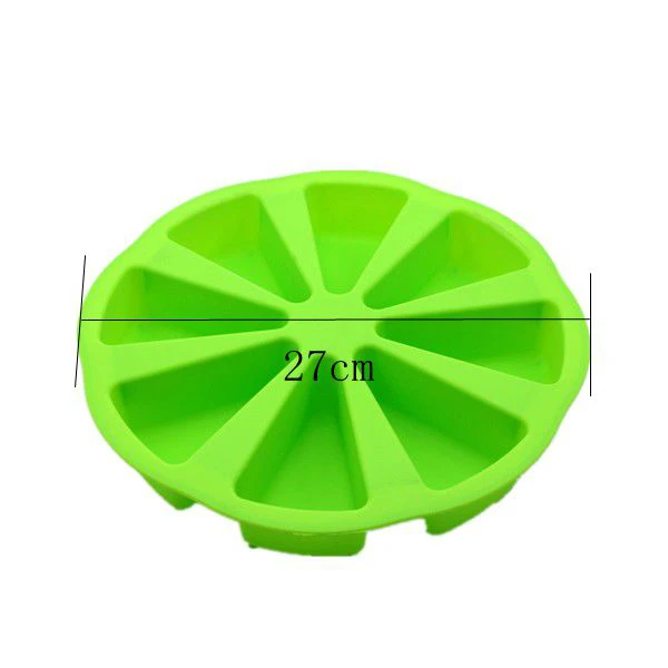 Food grade silicone Pasteleria 8 cavity round cake pan Scone baking tools and supplies cake mold