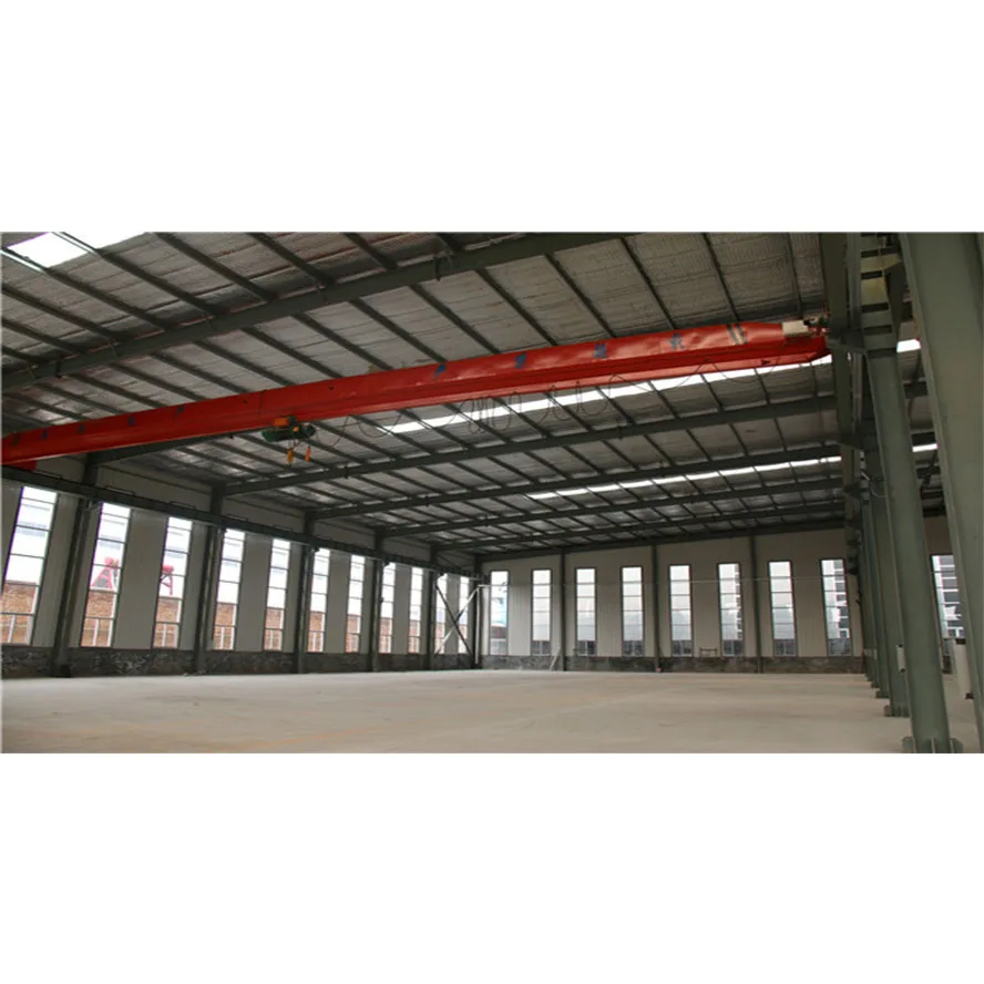 Hot Dip Galvanized Heavy Steel Precast Metal Plant Buildings Prefab Workshop