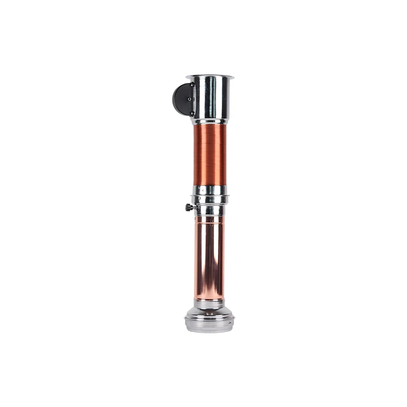 PINNOVO korean barbecue steel pipe telescopic copper tube for smoke in bbq commercial indoor restaurant smokeless pipe
