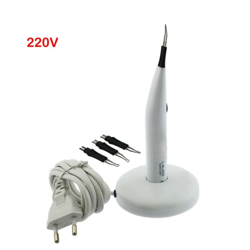 COXOs dental gutta percha cutter with 4 tips oral dental gutta percha tooth gum cutter endo dental gutta cutter pen