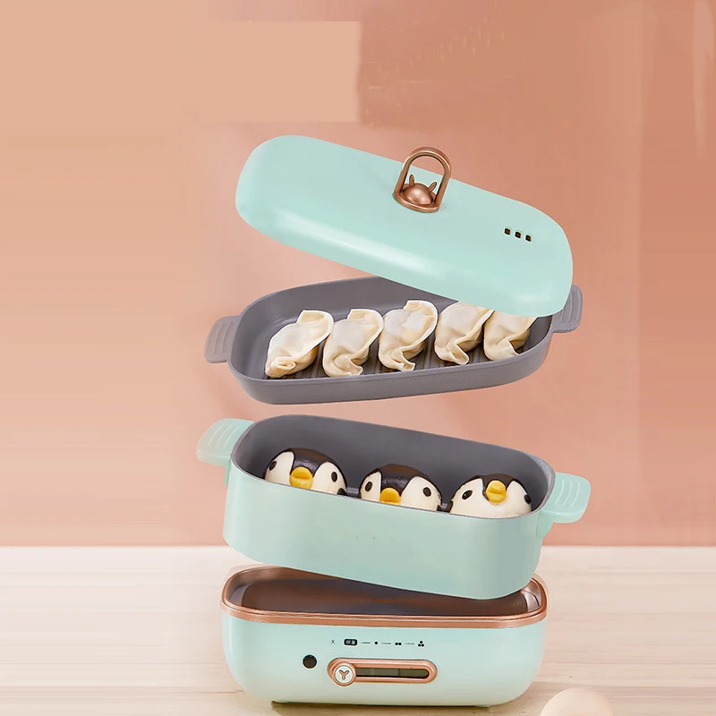 Mini electric hot pot Multifunctional electric heating pot