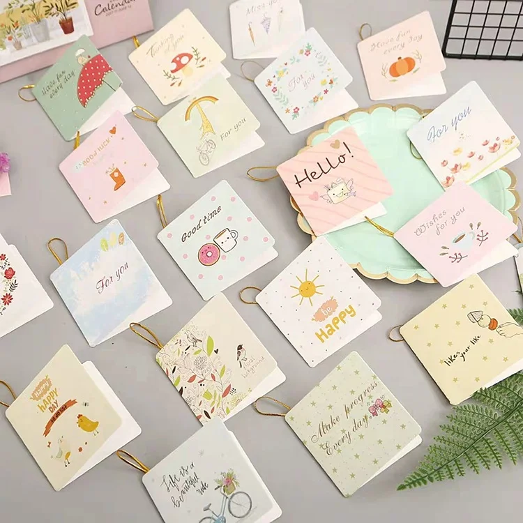 Вьетнамская Заводская печатная записываемая Подарочная открытка с конвертом