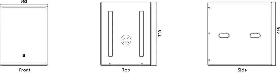 VA High performance 800W 18 Inch DJ Bass Speaker Subwoofer Wooden Speaker