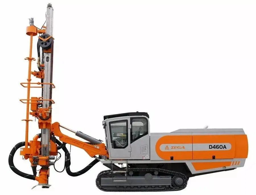 Чжигао ZEGA d480a бутового камня рудная буровая машина, пробивая машина для открытого пит-пескоструйной обработки DTH золото шахтная буровая установка