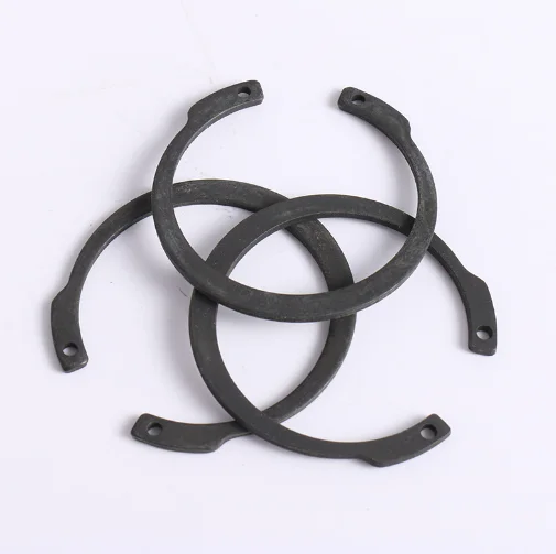 65MN manganese shaft with retaining ring outer card bearing  circlip elastic shaft card buckle  C-shaped ring