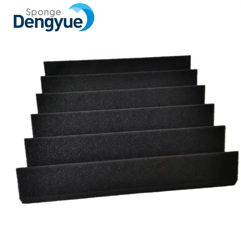 Wedge Shape Acoustic Foam   Piano room  acoustic soundproof sponge