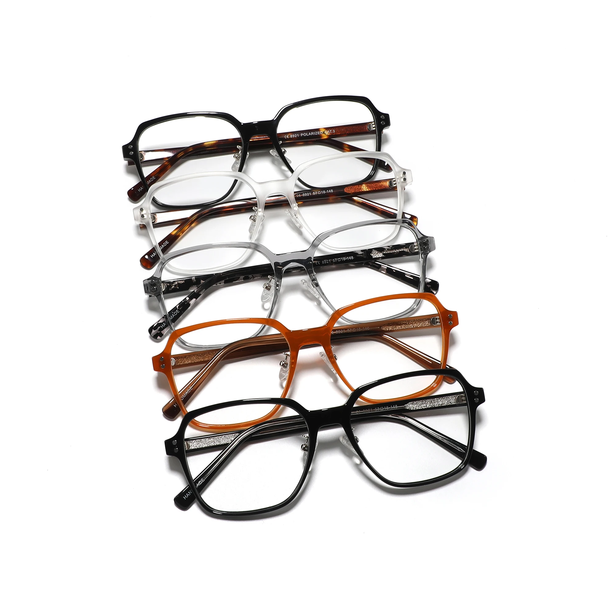 Conchen Retro Eyeglasses Oversize Glasses Custom Logo Acetate Optical Eye Glasses Frames