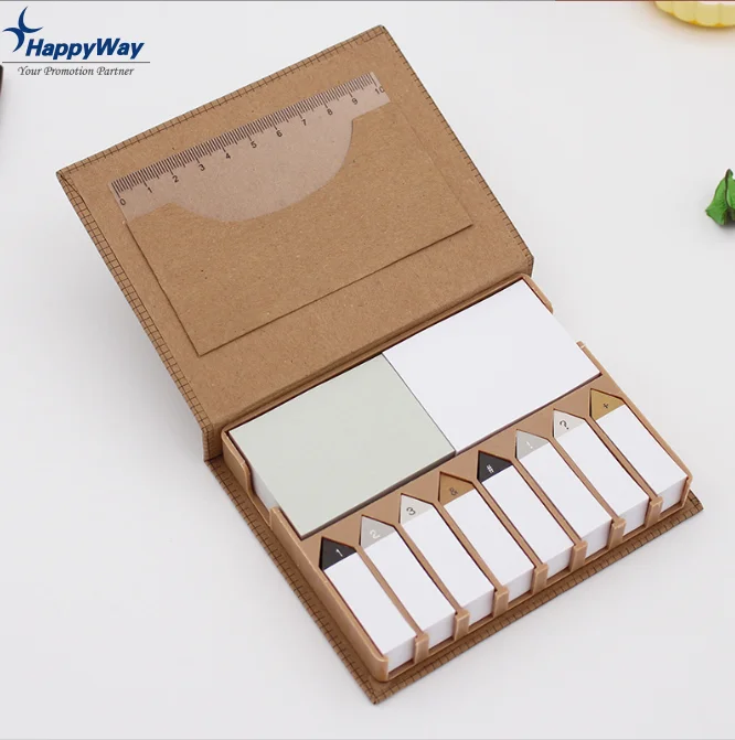 Пользовательская клейкая бумага для заметок, подарочный набор, креативное планирование, наклейка со стрелкой