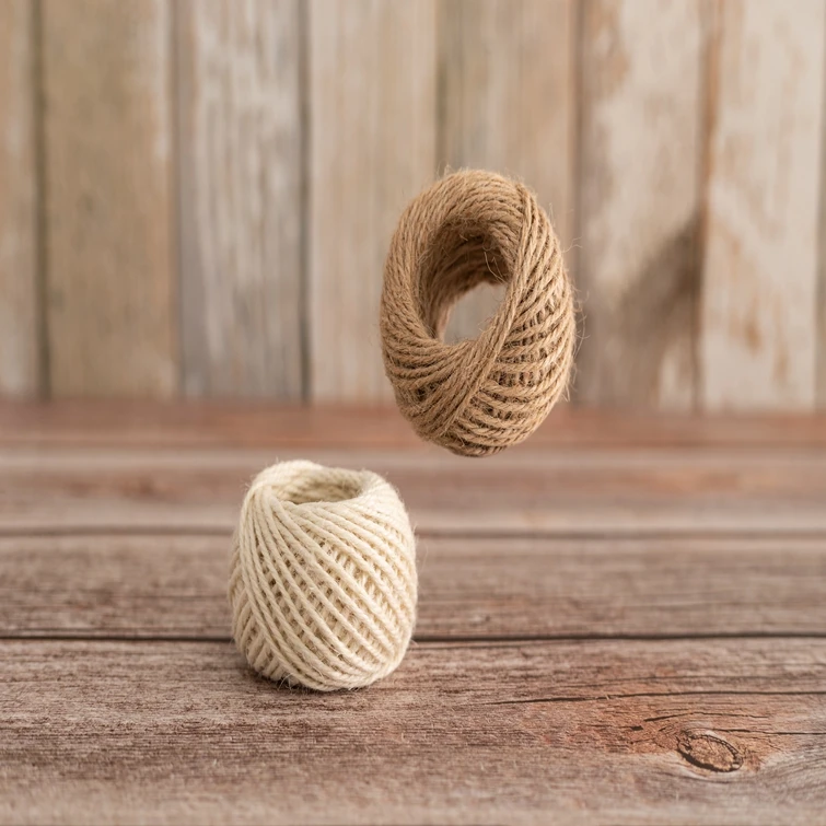 
Hot selling good quality natural burlap hessian jute twine cord hemp rope 