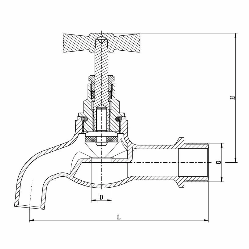 Texoon Reliable Water Control: Discover Brass Bibcock, 1/2 Inch Bibcock, and Turkey Bibcock Ball Normal Temperature Copper Hose