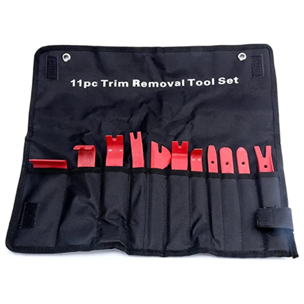 
11Pc Auto Trim Door Panel Window Molding Upholstery Fastener Clip Removal Tool Kit 