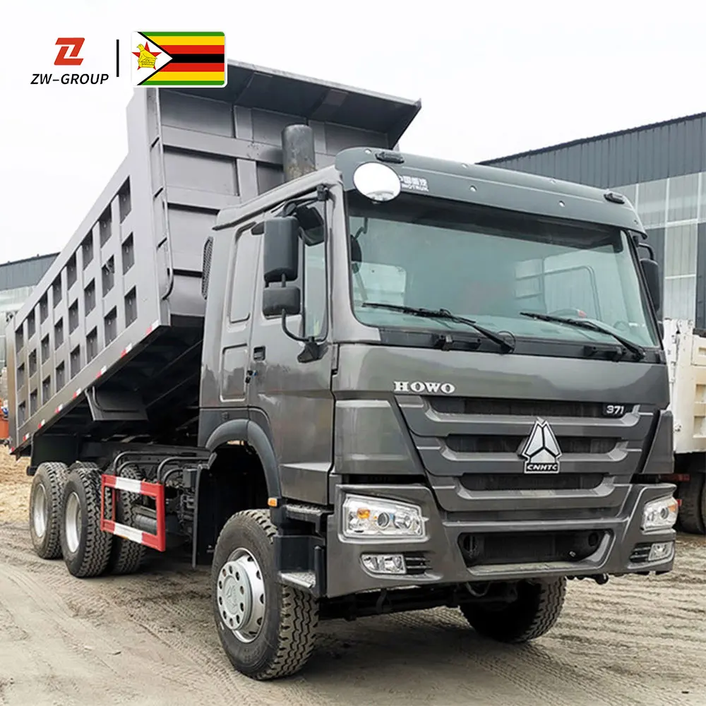 Used Sinotruk Howo 371 Dump Truck LHD RHD 6x4 8x4 10 12 Wheeler euro2/3 HOWO Tipper Mining DumpTruck For Zambia