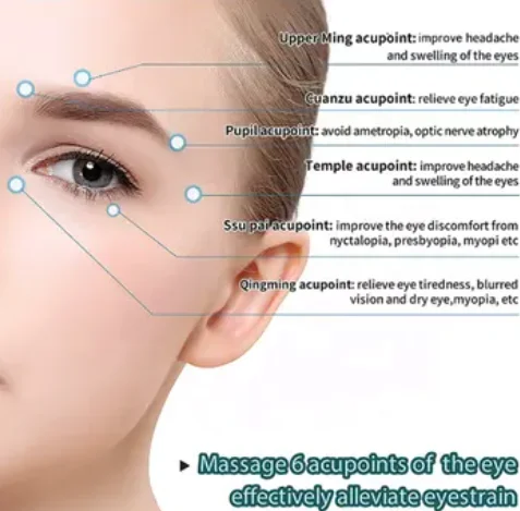 2024 PEX New Intelligent Smart Mini Electric Eye Massage Stick Balls 4d Tools Eye Massage Instrument