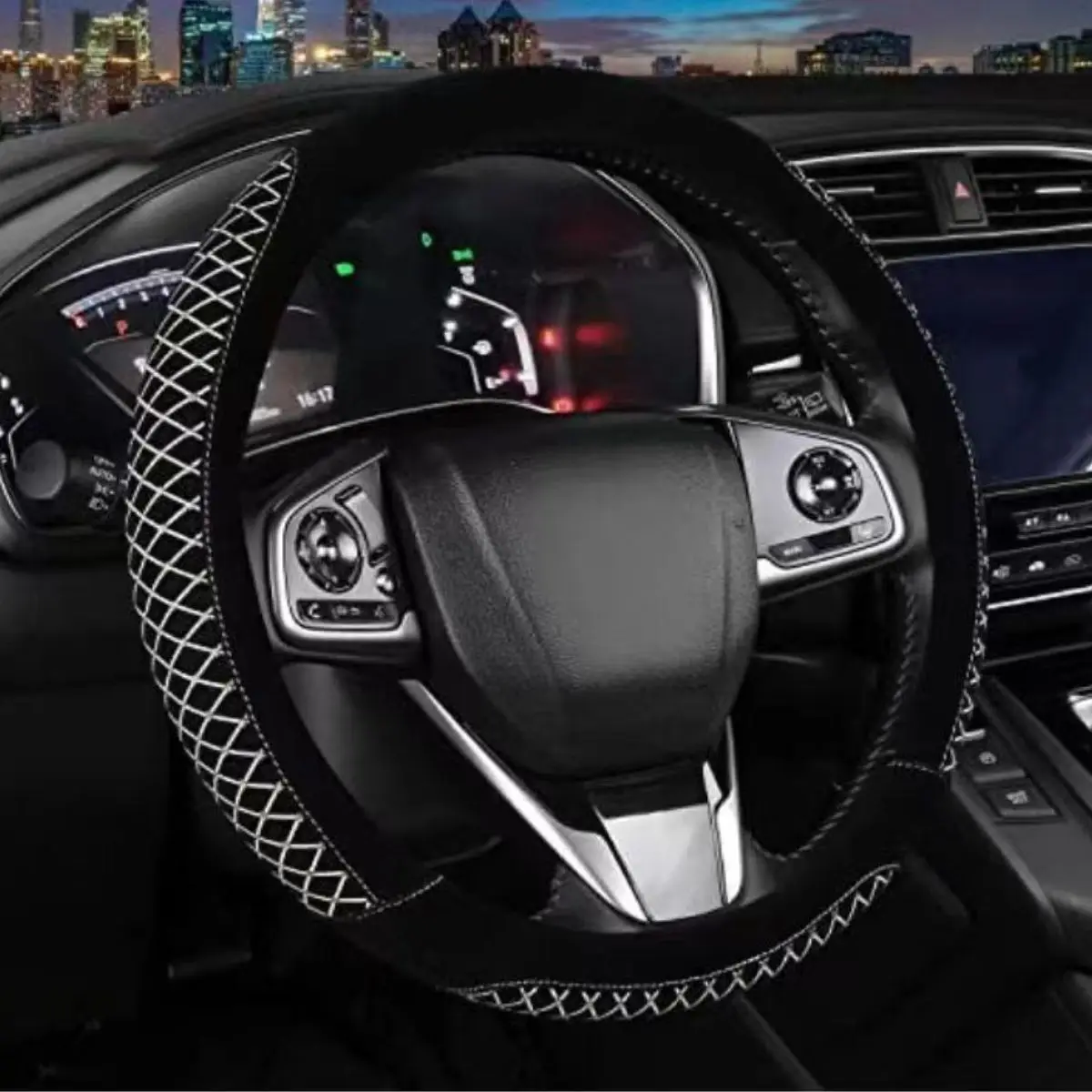 Мягкий модный прочный силиконовый чехол на руль автомобиля грузовика из искусственной кожи