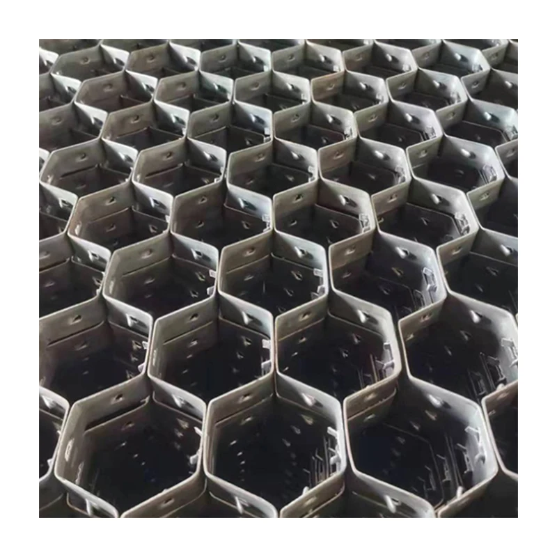 factory of hexsteel/hexmesh/tortoise shell mesh for cement plant