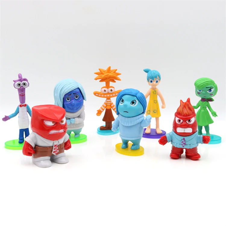 Hot Selling Cartoon Inside Out 2 Toys Doll Decorations PVC Figure Model Toy For Kids Gifts