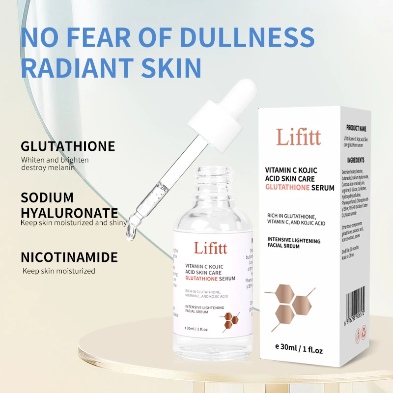 Skin Care Serum Vitamin C Acid Skincare Glutathione Hydra facial Serum Skin Brightening Facial Serum
