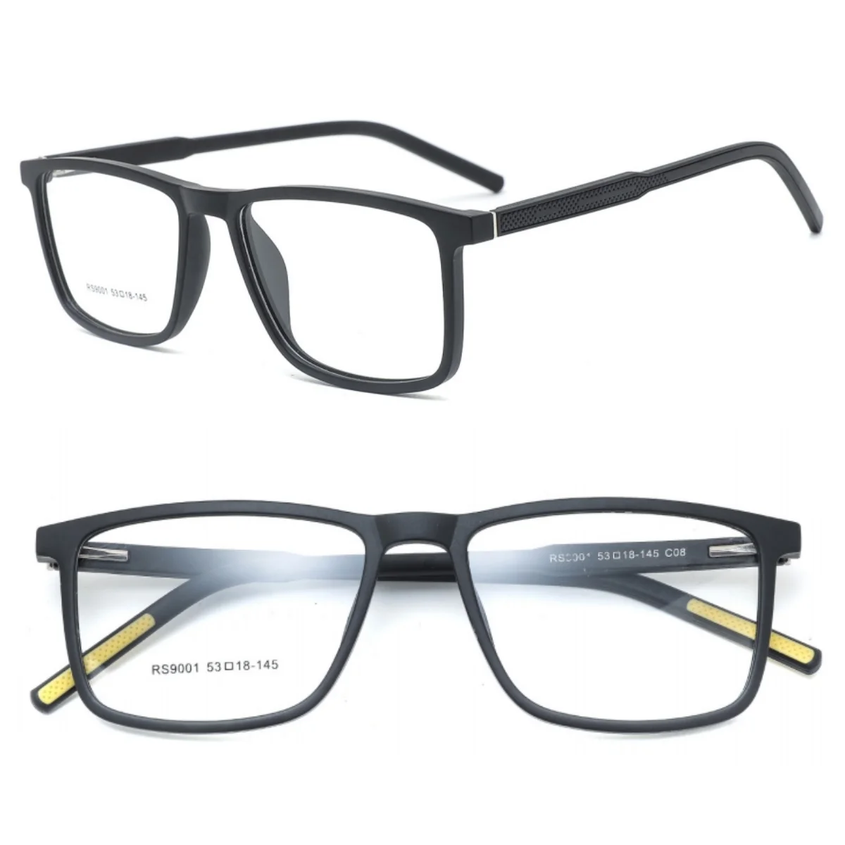 Classic retro rectangular cheap TR black round prescription optical frame with good quality factory wholesale glasses