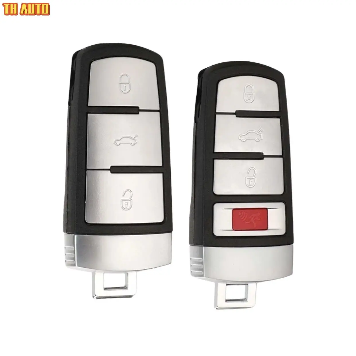 
3 /4 Buttons Smart Remote Key Keyless Case Fob For VW Passat B6 3C B7 Magotan CC Car key shell 