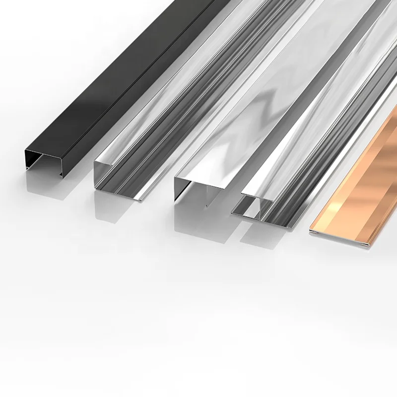 Background Wall Decoration Mirror Adhesive Mirror Wall Stainless Steel Sticker Gold Strips