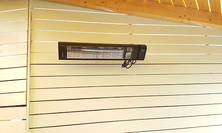 Infrared Heating Carbon Heater 2500W 6-stage Switching Remote Controlled