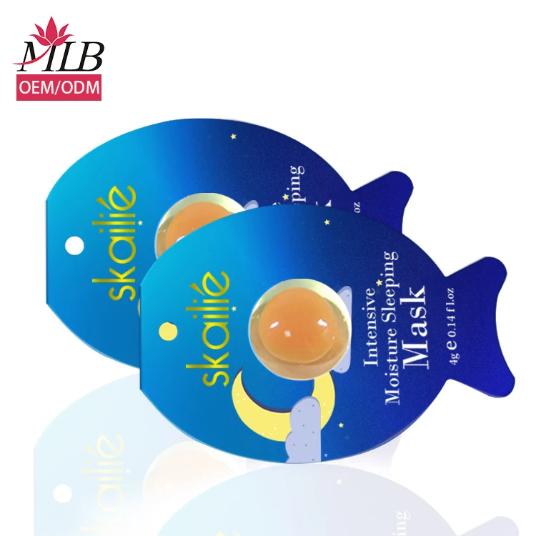 Egg disposable sleep mask deep hydration firming brightening mud girls luxury sleeping collagen hydrogel melting facial mask