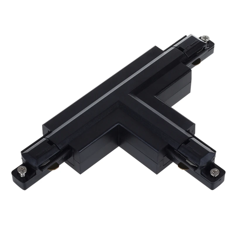 Wholesale 2 Wires Spotlight lighting Track LED track T Connector connect 2 Wires led track light rail