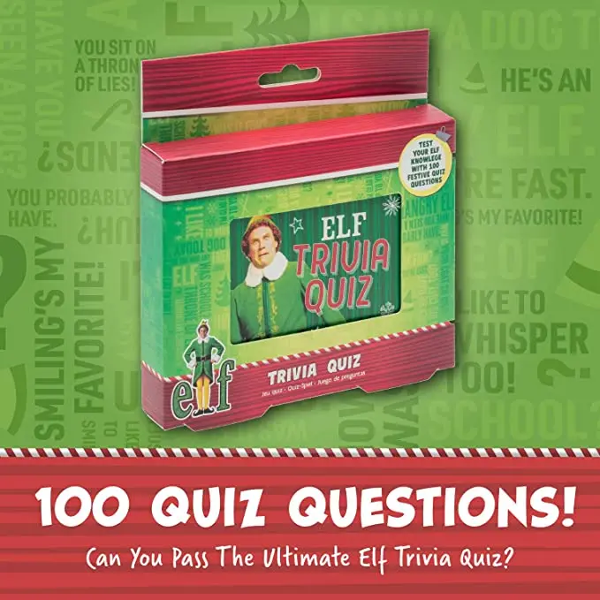 Buddy The Elf Trivia Quiz Game , Elf The Movie Trivia Christmas games Fun gifts Wholesale