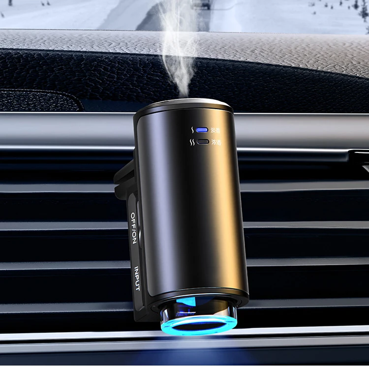 Роскошный металлический автомобильный диффузор для духов автоматический распылитель перезаряжаемый освежитель воздуха беспроводной автомобиля