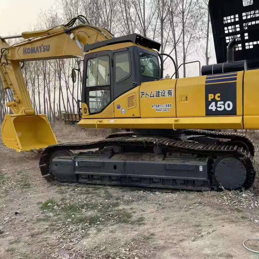 Экскаватор Komatsu PC450 б/у большой тяжелый экскаватор 45 тонн 40 оригинальный японский для строительных работ
