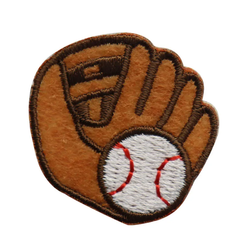 Wholesale Appliqued for Sportswear football basketball Sequined Beaded Embossed embroidered badge Embroidery 3d Letters Patches