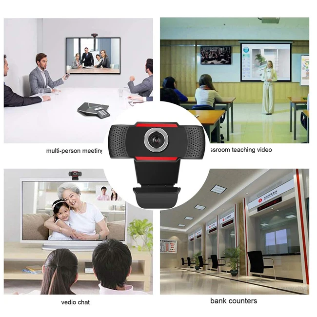 Mini  720P Manual Focus USB 2.0 Webcam PC WebCamera with Mic for Skype Computer Notebook Laptop PC