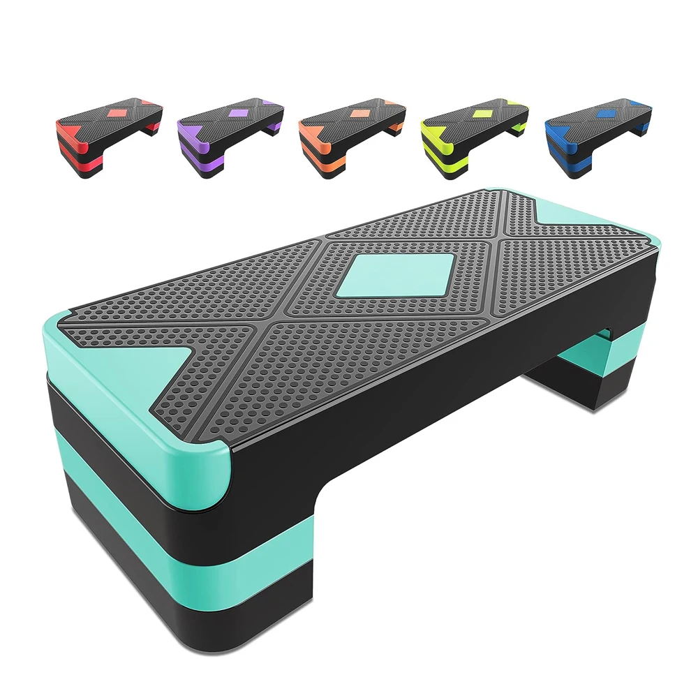 Регулируемый тренировочный аэробный шаговый тренажер для фитнеса